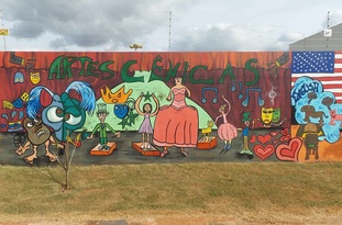 Street art at Casa da Criança